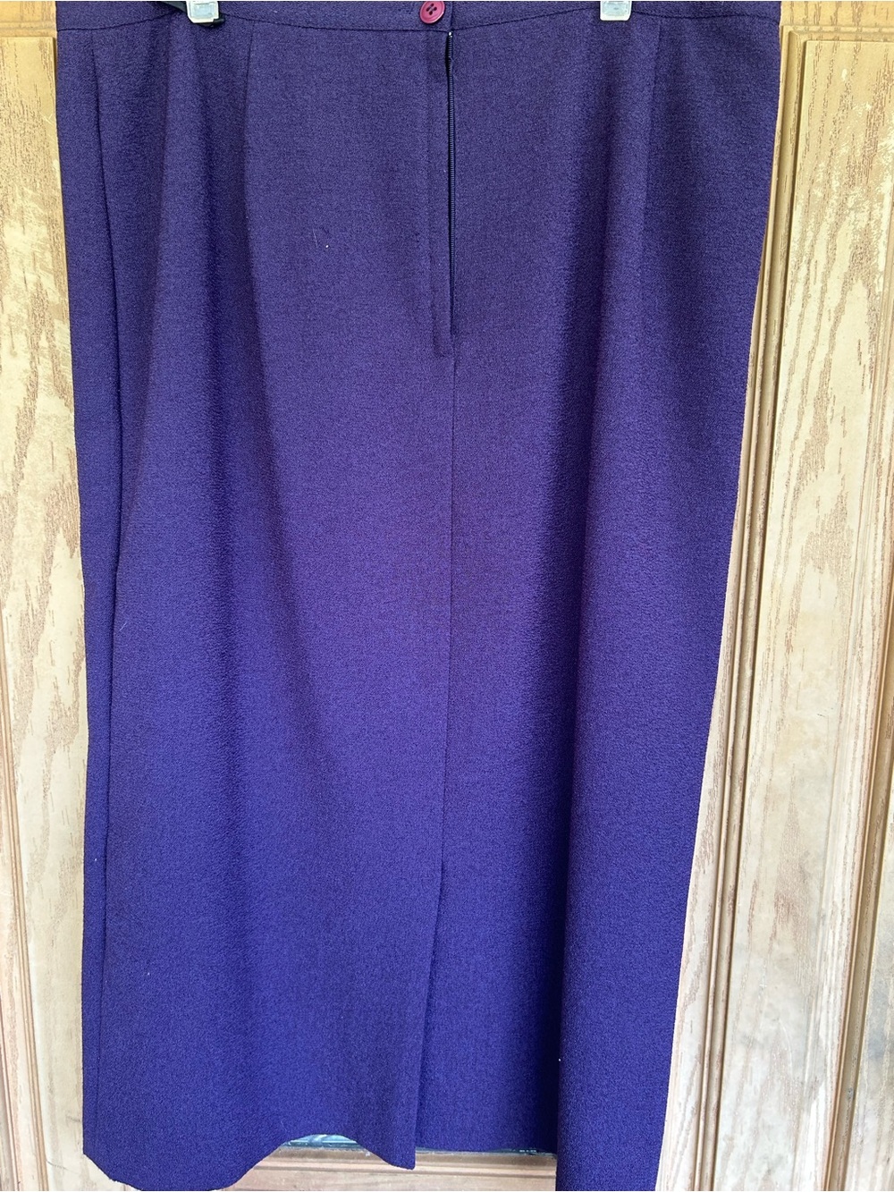 Sag Harbor 14 Petite Plum Buttoned Blazer Jacket skirt set - Picture 8 of 16
